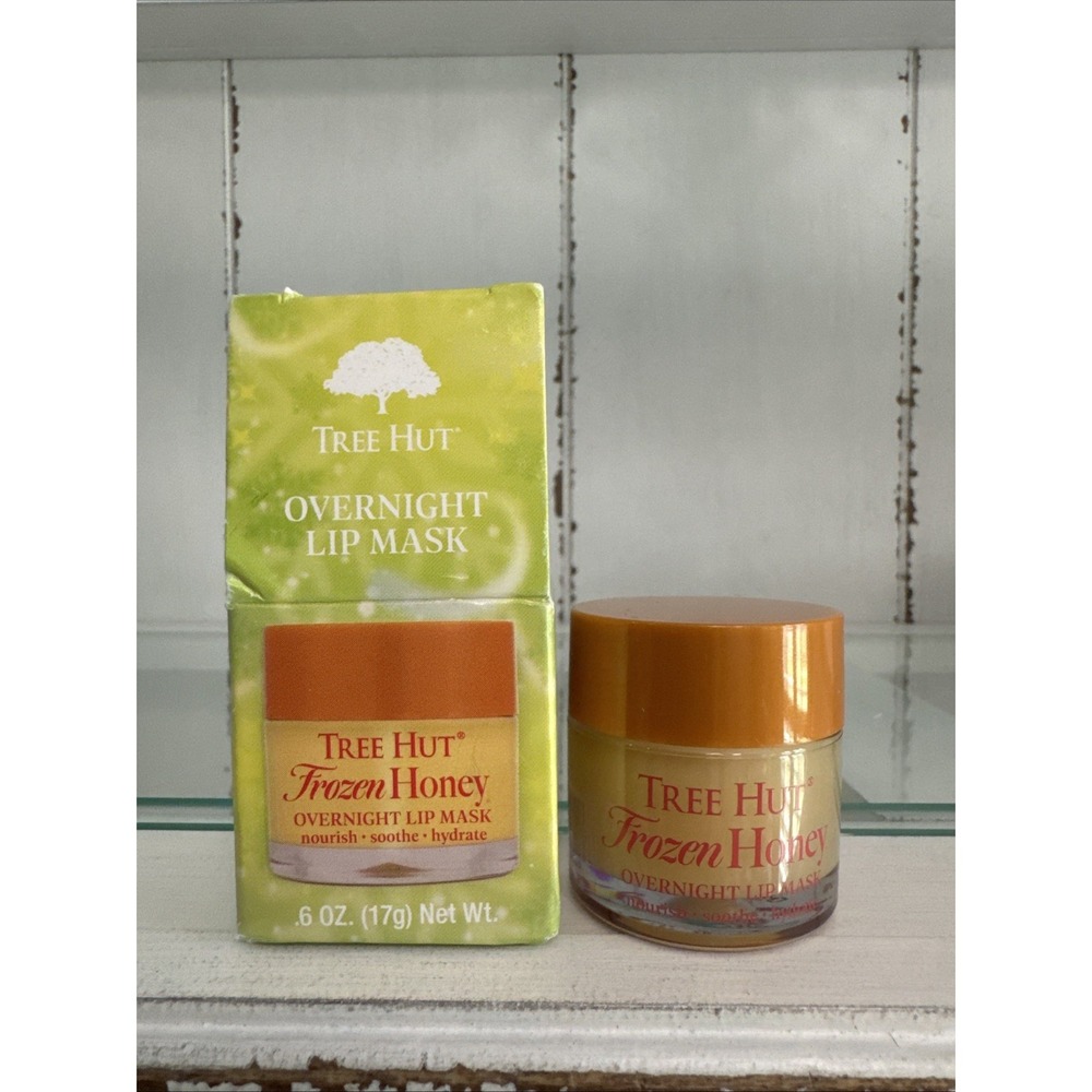 Tree Hut Frozen Honey Holiday Overnight Lip Masks - 0.6oz New!